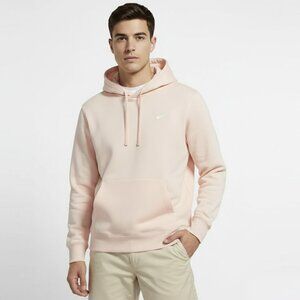 Nike Sportswear Club Fleece Hoodie Pullover Iced Peach Sweatshirt  Unisex Casual